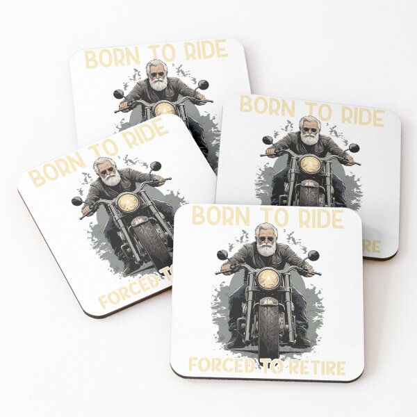 Item preview, Funny pensioner saying vintage motorcycle design designed and sold by LuminOrb.