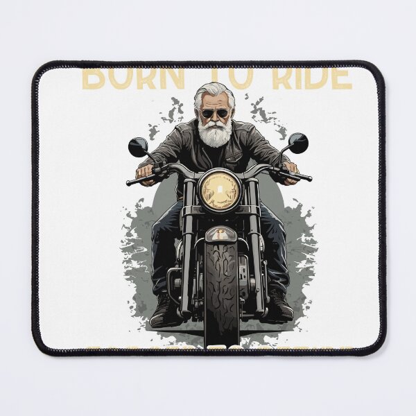 Item preview, Funny pensioner saying vintage motorcycle design designed and sold by LuminOrb.