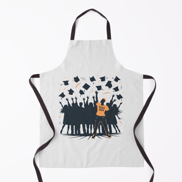 Item preview, Graduates Silhouette Throwing Caps Class 2024 designed and sold by Itsheartshop.