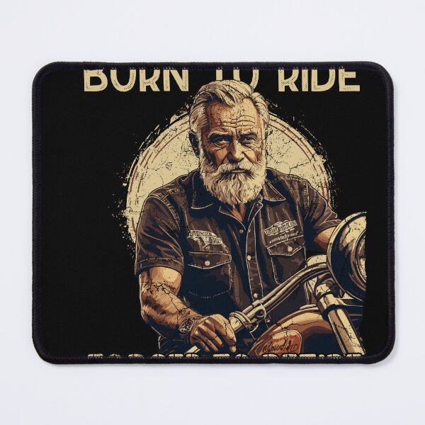 Item preview, Funny Pensioner Biker Vintage Motorcycle Retro designed and sold by LuminOrb.