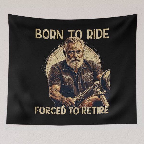 Item preview, Funny Pensioner Biker Vintage Motorcycle Retro designed and sold by LuminOrb.