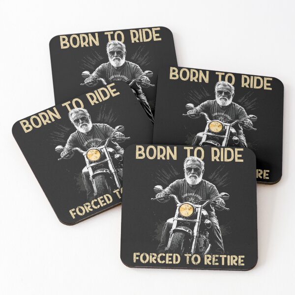 Item preview, Funny pensioner saying vintage motorcycle design designed and sold by LuminOrb.