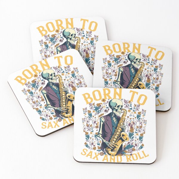 Item preview, Saxophonist Rocker Funny Jazz Music Design designed and sold by LuminOrb.