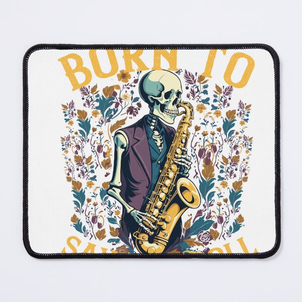 Item preview, Saxophonist Rocker Funny Jazz Music Design designed and sold by LuminOrb.