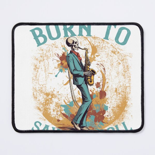 Item preview, Saxophonist Rock Funny Jazz Music Design designed and sold by LuminOrb.