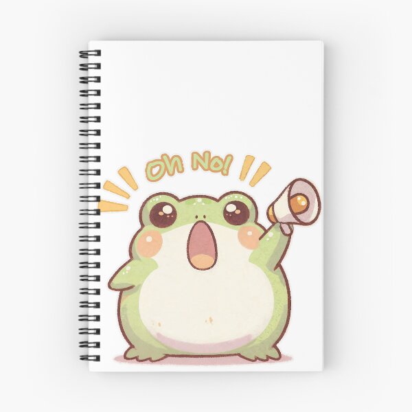 Item preview, Cute Screaming Froggy with text designed and sold by neuraldaydreams.