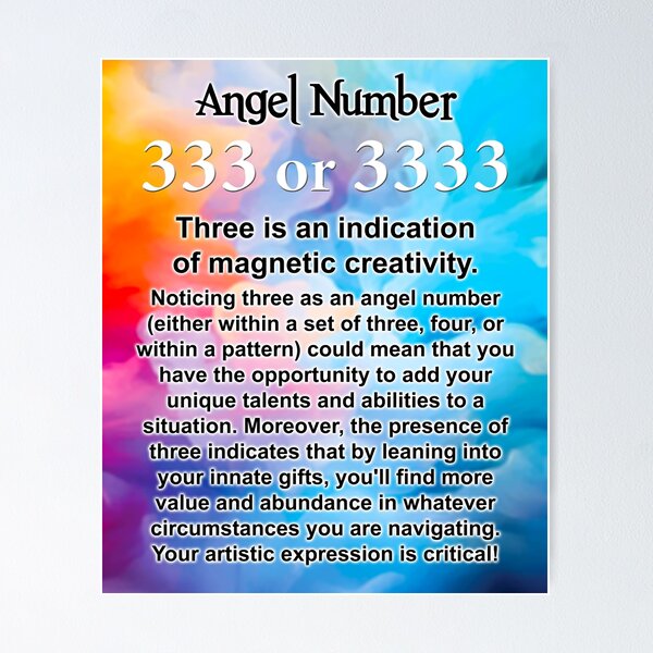 Item preview, Angel number 333 designed and sold by OCNau.