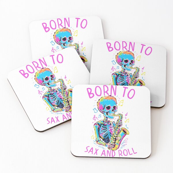 Item preview, Born to be a saxophonist funny jazz design designed and sold by LuminOrb.