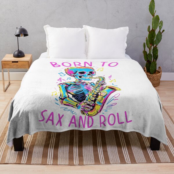Item preview, Born to be a saxophonist funny jazz design designed and sold by LuminOrb.