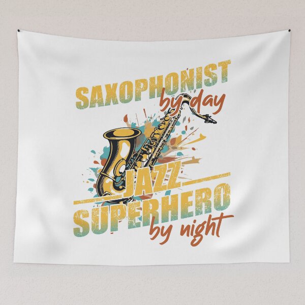 Item preview, Funny saxophone saying jazz music design designed and sold by LuminOrb.