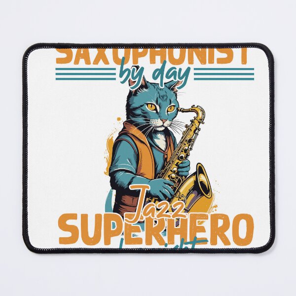 Item preview, Funny saxophone saying for jazz music fans designed and sold by LuminOrb.