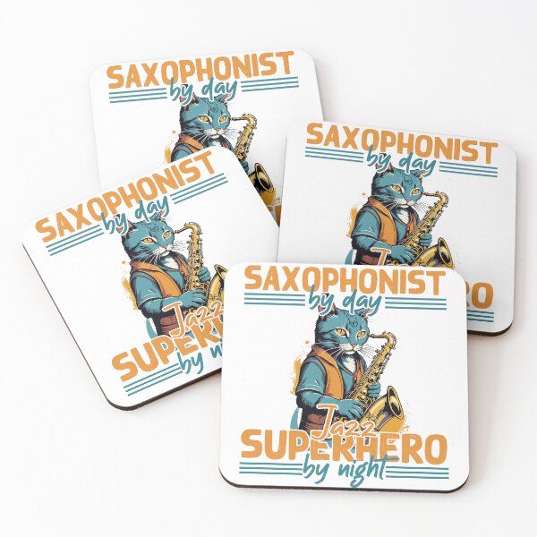 Item preview, Funny saxophone saying for jazz music fans designed and sold by LuminOrb.