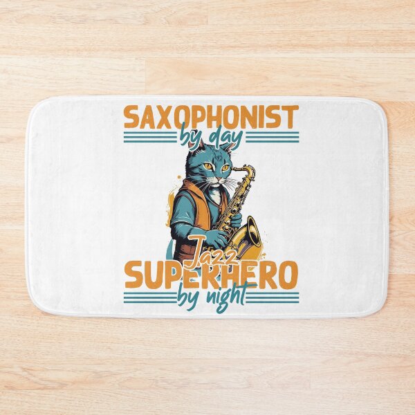 Item preview, Funny saxophone saying for jazz music fans designed and sold by LuminOrb.
