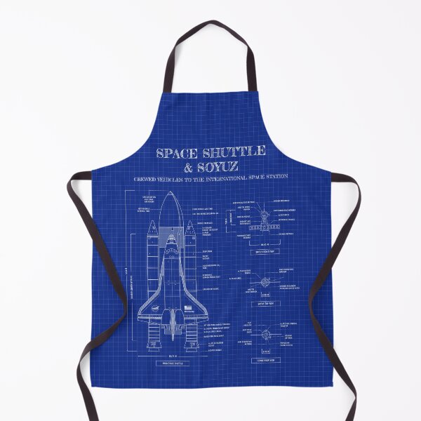 Artikelvorschau, NASA Space Shuttle and Soyuz (Blueprint) entworfen und verkauft von BGALAXY.