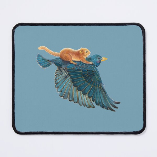 Item preview, Starling and Dormouse Flying designed and sold by Julia Doria.