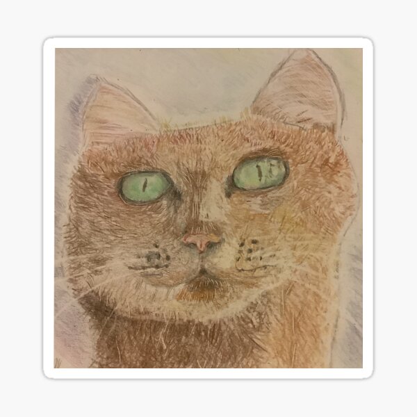 Item preview, Curious cat designed and sold by Jacinta hunt.