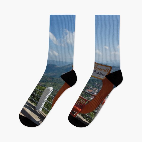 Item preview, Divine Perspectives: Phongsaly from the Phoufa Temple viewpoint designed and sold by franck380.