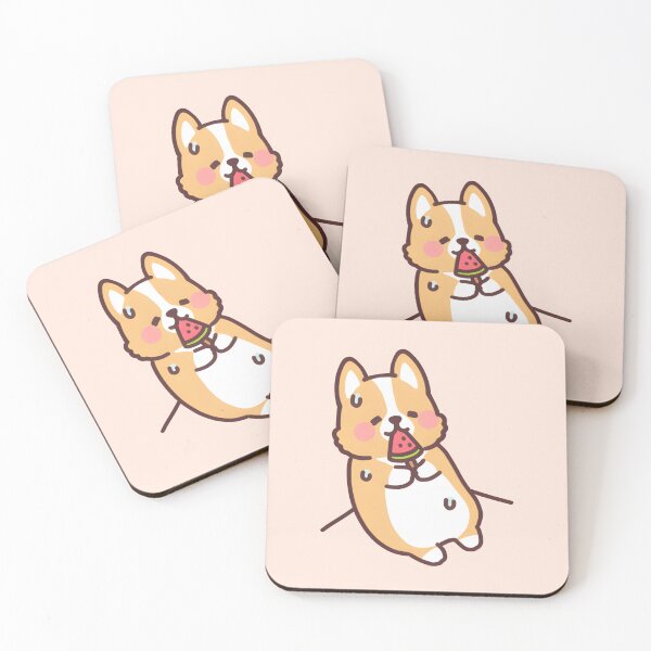 Item preview, Watermelon icecream - Fruit corgi designed and sold by Kappadog.