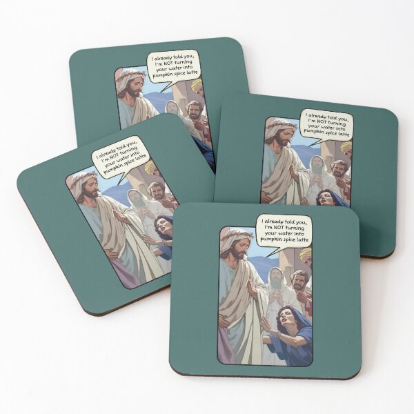 Item preview, I already told you - Jesus, latte, funny (#02) designed and sold by SolidEarthArt.