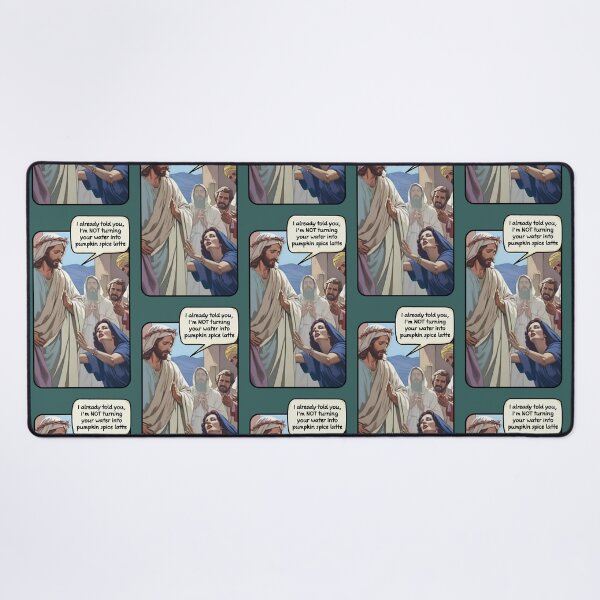 Item preview, I already told you - Jesus, latte, funny (#02) designed and sold by SolidEarthArt.