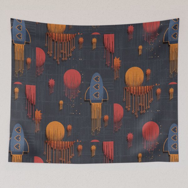 Item preview, space pattern designed and sold by tomashevskaya.