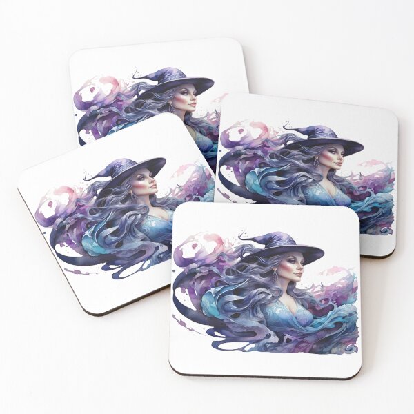 Item preview, A witch as a watercolor designed and sold by Rose Design & Photos.
