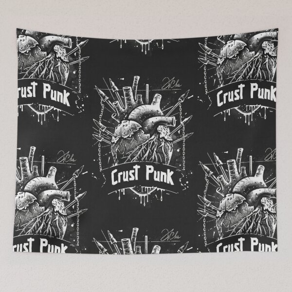Item preview, Crust Punk Heart Fusion Mix designed and sold by Piotrek0001.