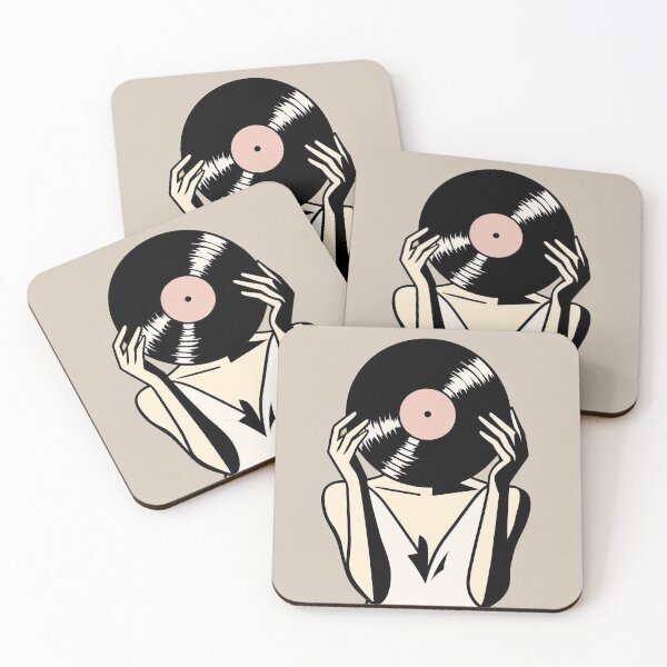 Item preview, Retro Rhythms: Vinyl Silhouette designed and sold by DJ-Portable.