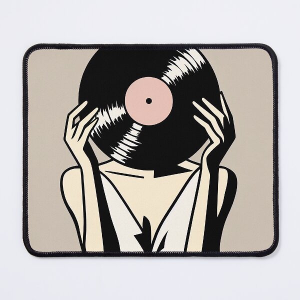 Item preview, Retro Rhythms: Vinyl Silhouette designed and sold by DJ-Portable.