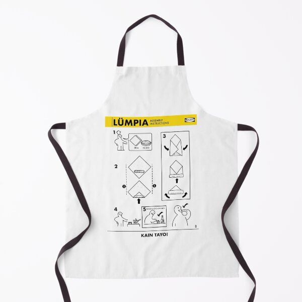 Item preview, LUMPIA FUNNY INSTRUCTIONS FILIPINO FOOD SHIRT designed and sold by aydapadi.