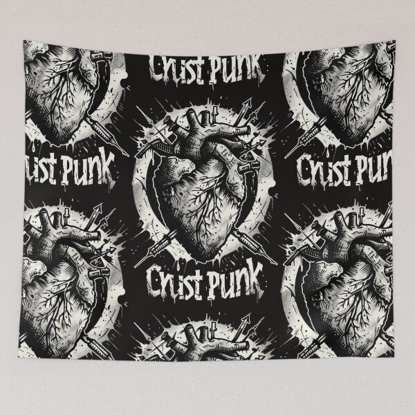 Item preview, Crust Punk Heart Fusion Mix designed and sold by Piotrek0001.