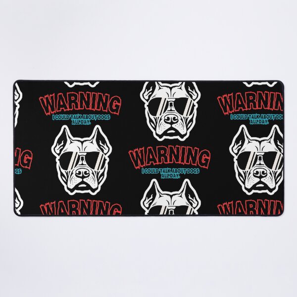 Item preview, Warning, I Could Talk About Dogs All Day Pit Bull Edition v4 designed and sold by GrimCuteStudio.