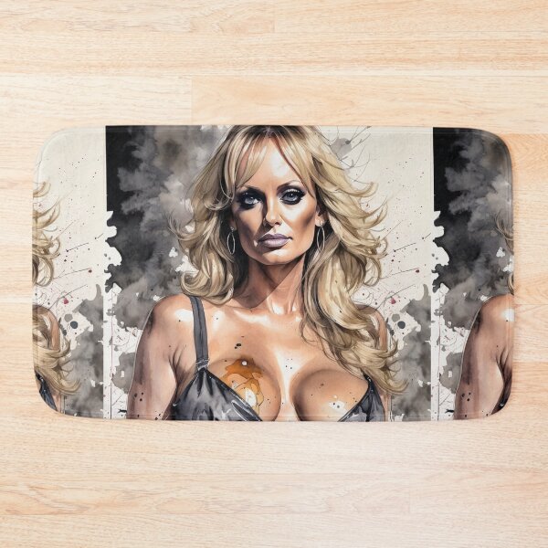 Item preview, stormy daniels trump watercolor Courtroom  Fake News  Lock Him Up designed and sold by bub creates.
