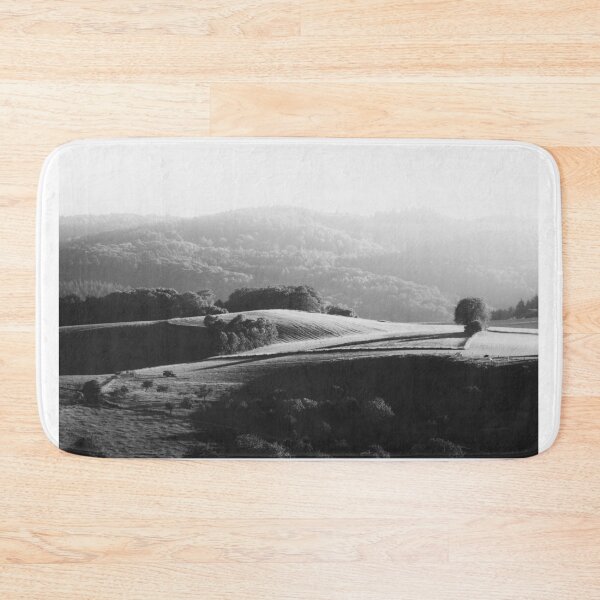 Item preview, Beautiful spring meadow in the Odenwald in the homeland of Hesse with flowers in black and white designed and sold by Marvin Diehl.