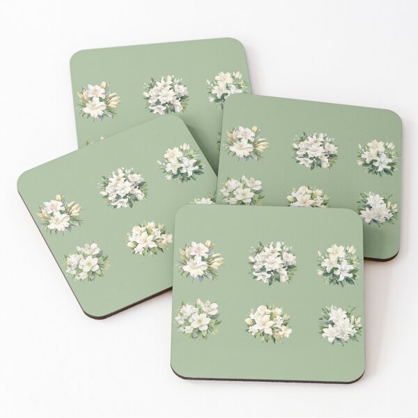 Item preview, white lilies pack - 6 pieces lily bundle designed and sold by EmeraldeaArt.