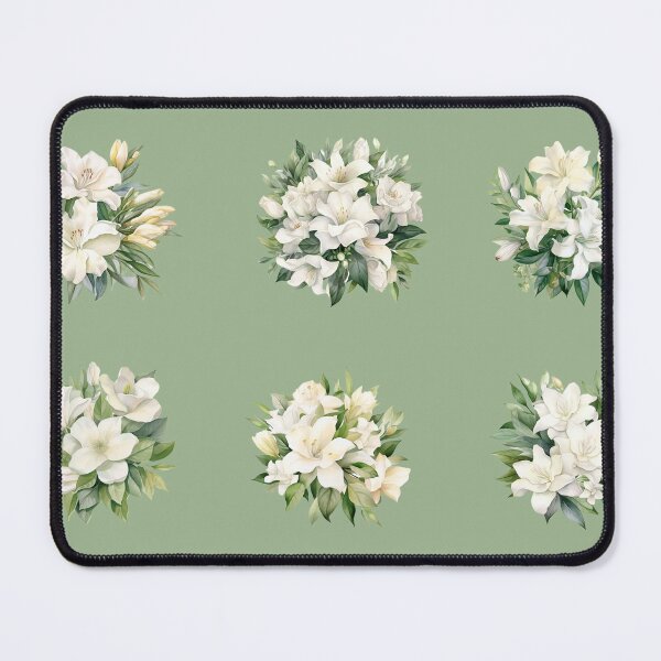 Item preview, white lilies pack - 6 pieces lily bundle designed and sold by EmeraldeaArt.