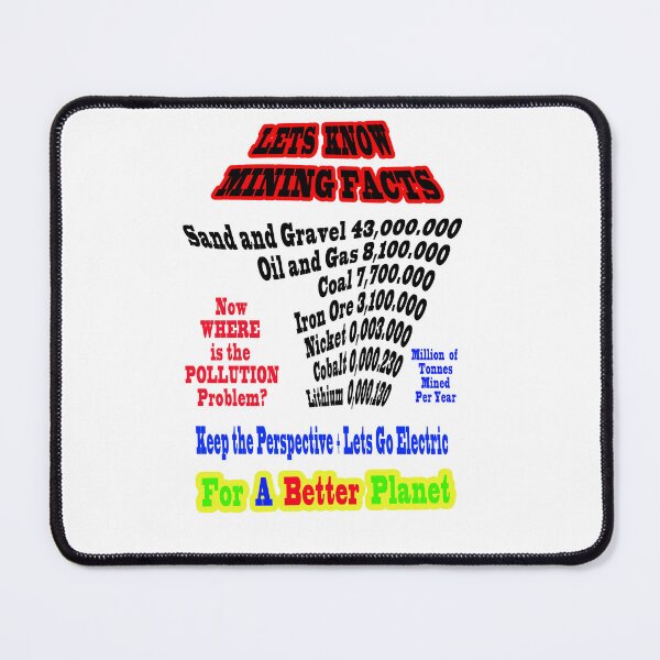 Item preview, Lets Know Mining Facts. For a Better Planet designed and sold by 4ABetterPlanet.