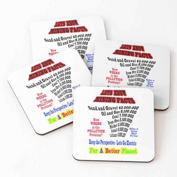 Item preview, Lets Know Mining Facts. For a Better Planet designed and sold by 4ABetterPlanet.
