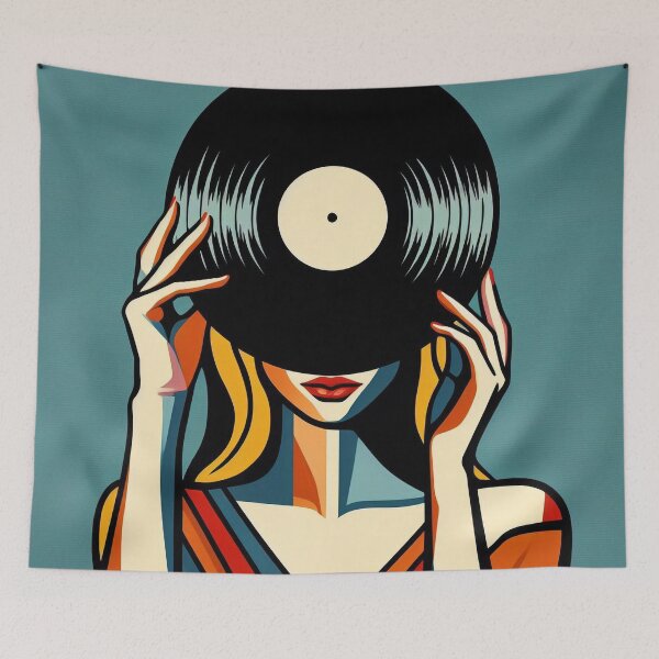 Item preview, Vinyl Veiled Visage designed and sold by DJ-Portable.