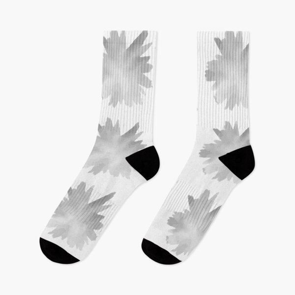 Item preview, Grey flower painting pattern designed and sold by RforArt.