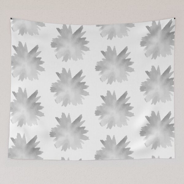 Item preview, Grey flower painting pattern designed and sold by RforArt.
