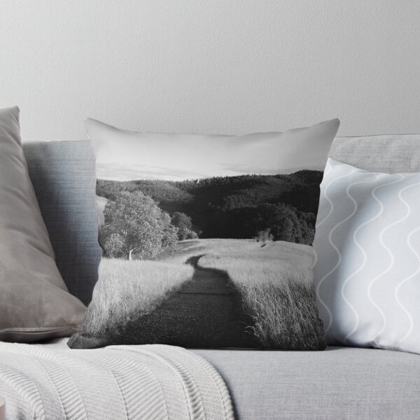 Item preview, Photo Beautiful summer meadow Odenwald in black and white designed and sold by Marvin Diehl.