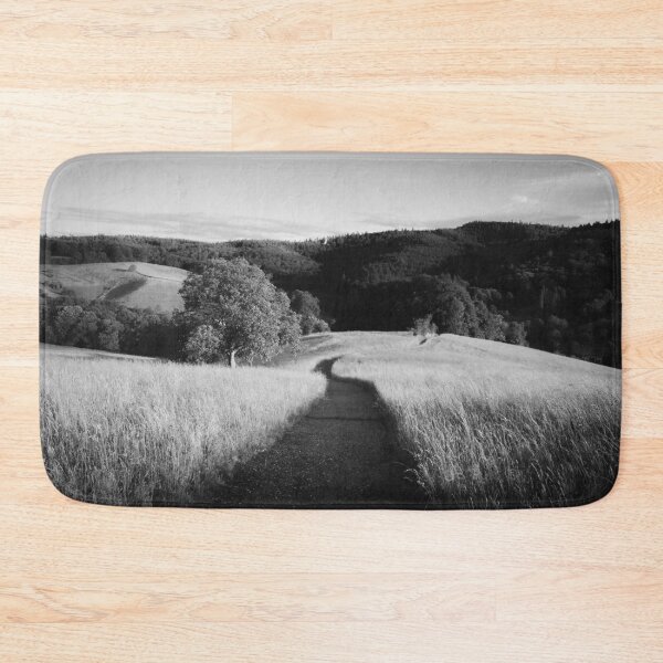 Item preview, Photo Beautiful summer meadow Odenwald in black and white designed and sold by Marvin Diehl.