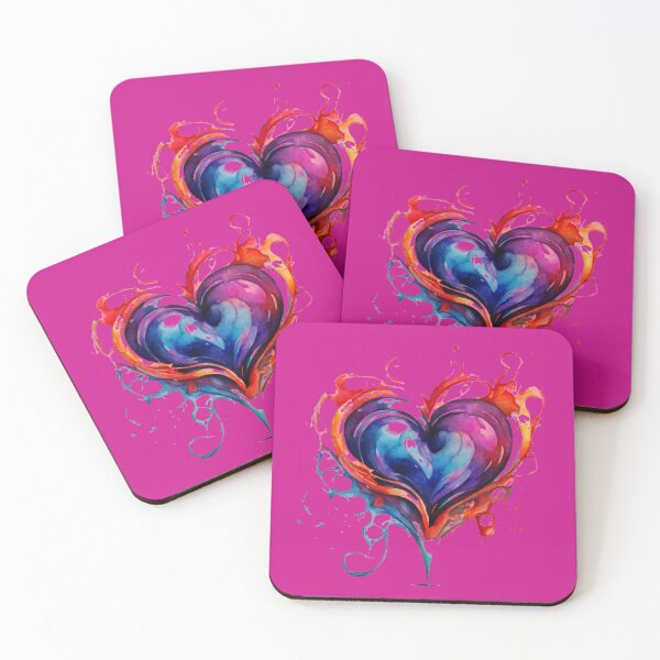 Item preview, Love is colorful- pink background designed and sold by Rose Design & Photos.