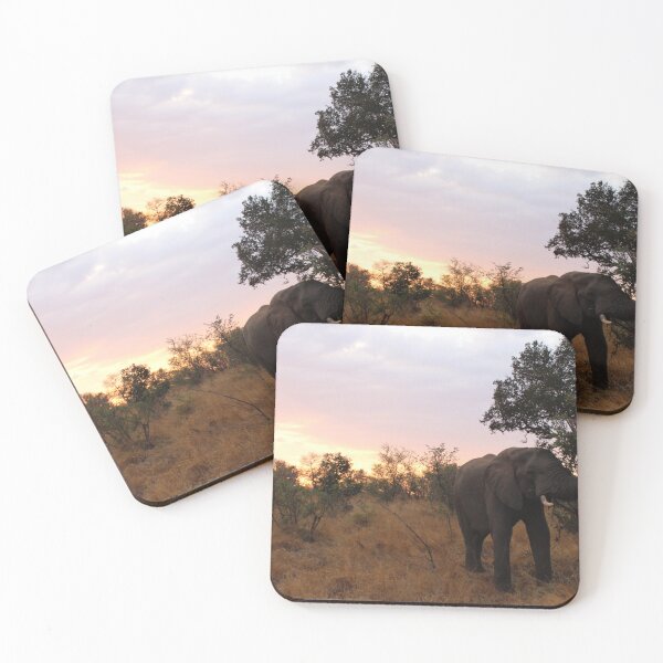 Item preview, Sunrise with an elephant  designed and sold by RbWillows.