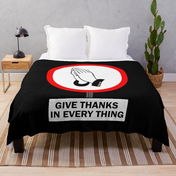Item preview, GIVE THANKS IN EVERY THING (Traffic sign) designed and sold by Warih.