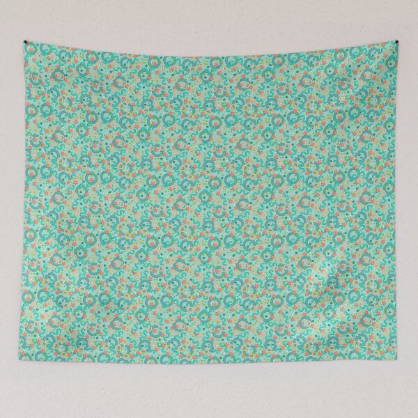 Item preview, Baby dreams on a turquoise background designed and sold by Alex  Blud.