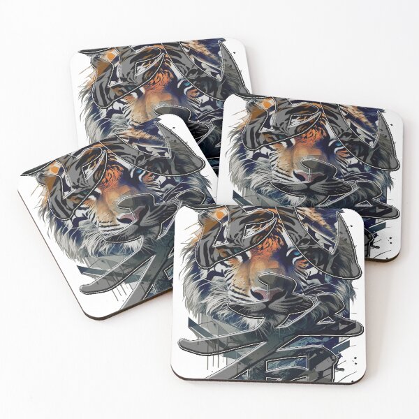 Item preview, Warrior Tiger with Japan Kanji designed and sold by Arramavis.