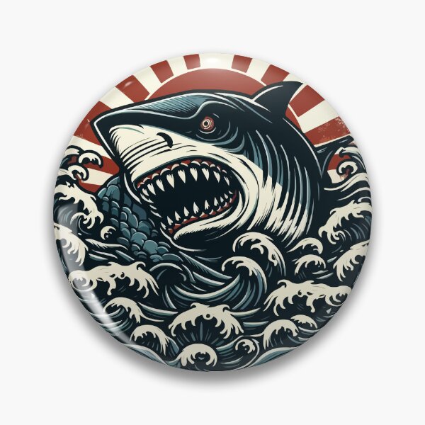 Item preview, Sinister monster shark attacking designed and sold by AnnArtshock.