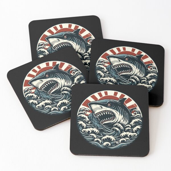 Item preview, Sinister monster shark attacking designed and sold by AnnArtshock.